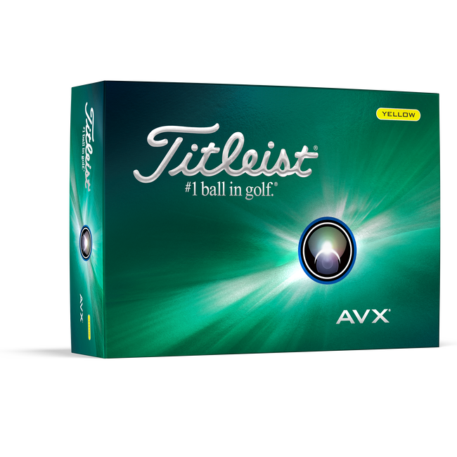 Titleist AVX (2024) Vit/Gul