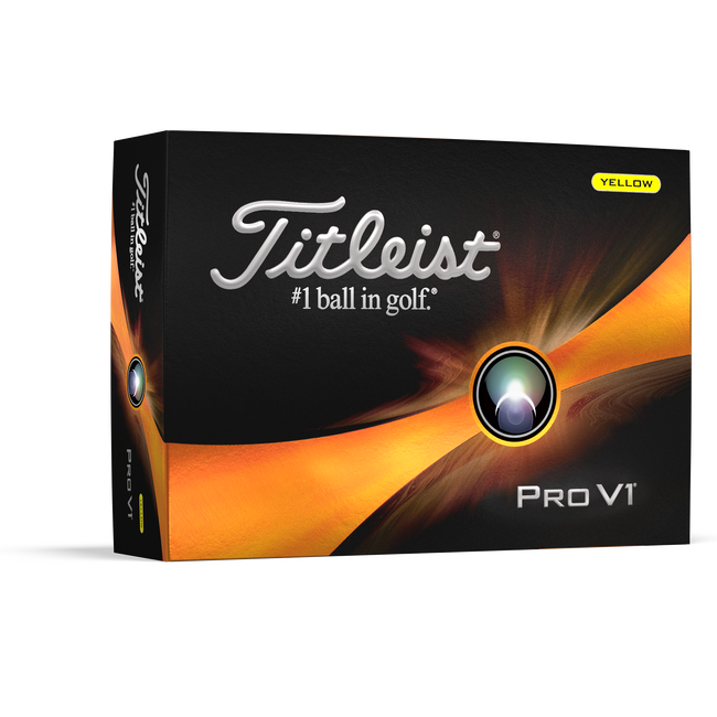 Titleist ProV1 (2024) Vit/Gul/RCT