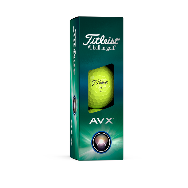 Titleist AVX (2024) Vit/Gul