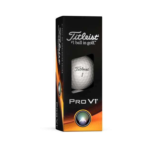 Titleist ProV1 (2024) Vit/Gul/RCT