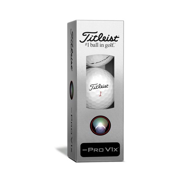 Titleist ProV1x Left Dash (2024) Vit/RCT