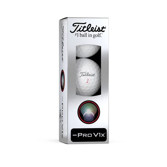 Titleist ProV1x Left Dash (2024) Vit/RCT