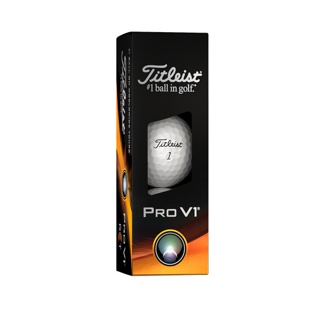 Titleist ProV1 (2024) Vit/Gul/RCT