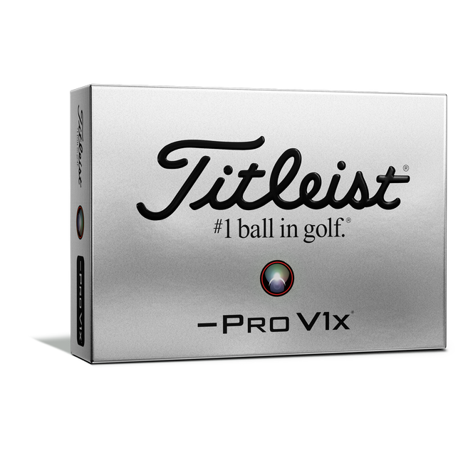 Titleist ProV1x Left Dash (2024) Vit/RCT