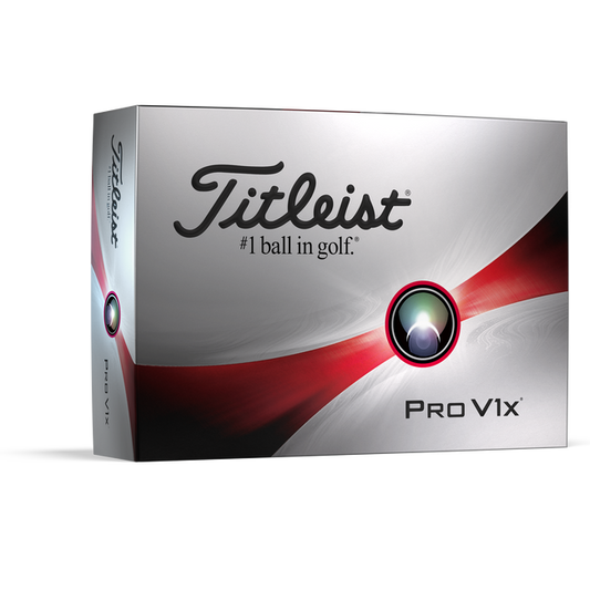 Titleist ProV1x (2024) Vit/Gul/RCT